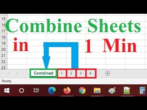 How to combine multiple sheet(Worksheet) into one sheet