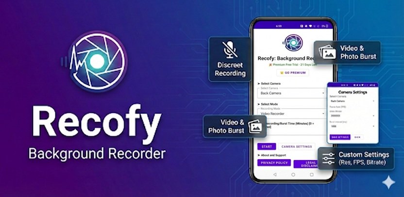 Recofy Background Recorder